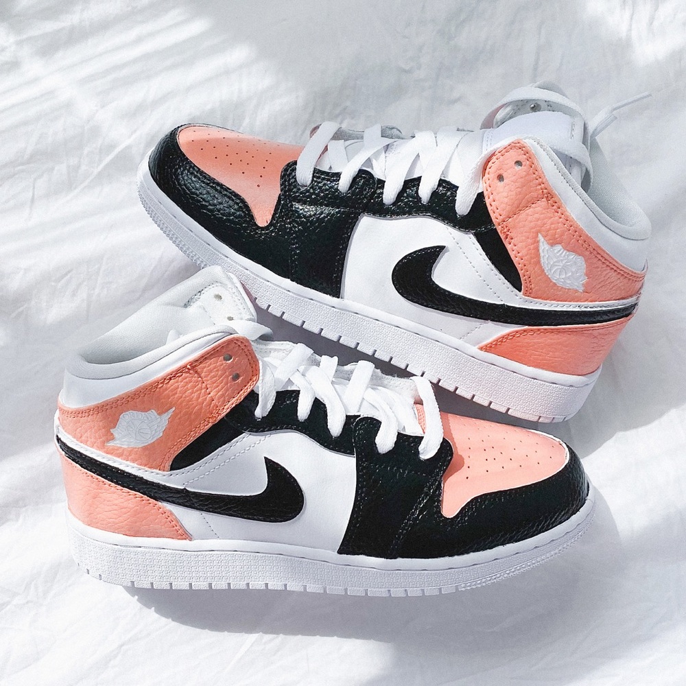 Nike custom air jordan 1 mid sneakers - Picture 6 of 8